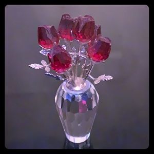 Swarovski Crystal Bouquet of Roses